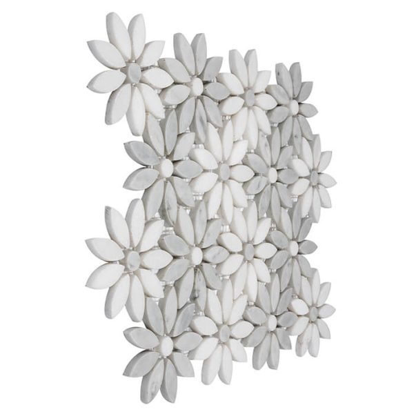 Mozaic Carrara White Bloom