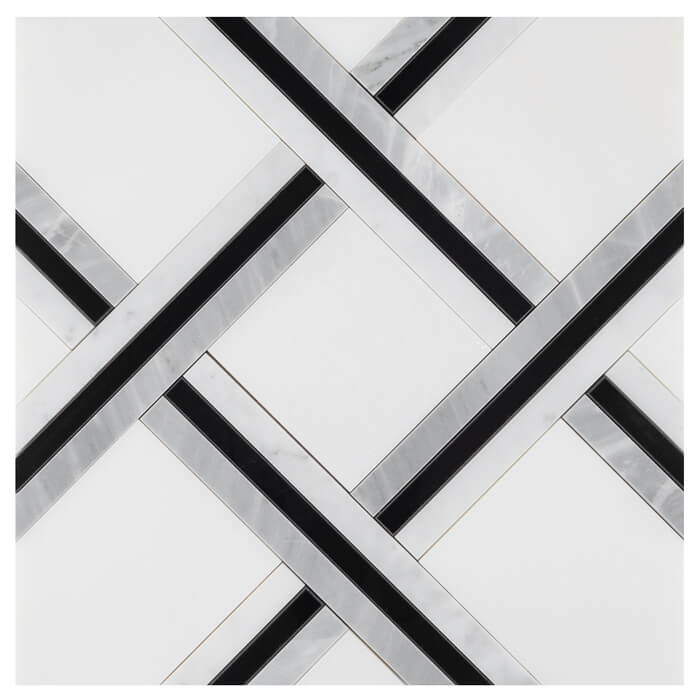 Mozaic Pure White Quadron