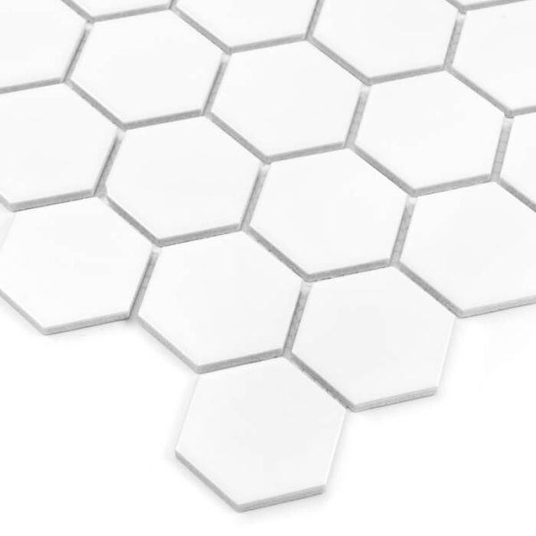 Mozaic Hexagon White 51 Matt