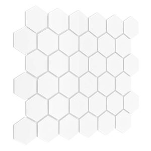 Mozaic Hexagon White 51 Matt