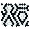 Mozaic Mini Hexagon B&Amp;W Lace