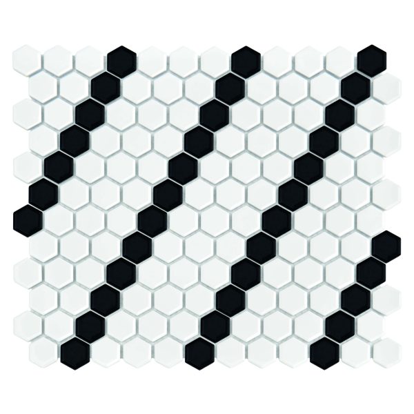 Mozaic Mini Hexagon B&Amp;Amp;W Lean