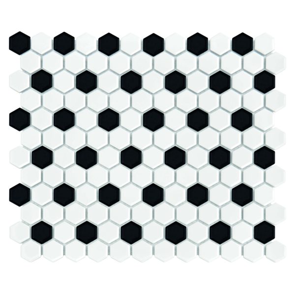 Mozaic Mini Hexagon B&Amp;Amp;W Mix