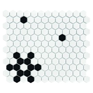 Mozaic Mini Hexagon B&Amp;W Snow