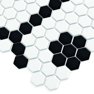 Mozaic Mini Hexagon B&Amp;W Bee