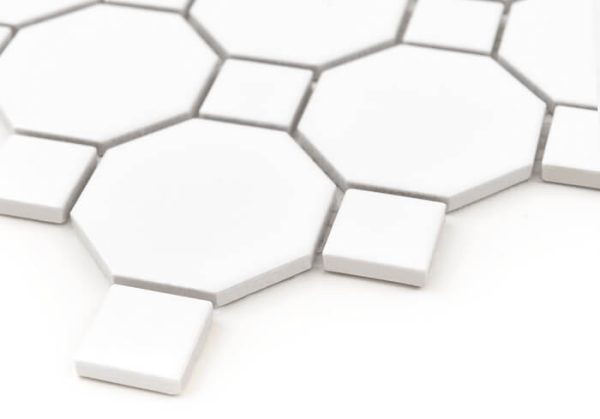 Mozaic Mini Octagon White 55 Matt