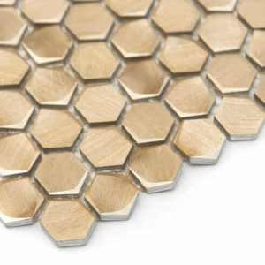 Mozaic Allumi Gold Hexagon 14