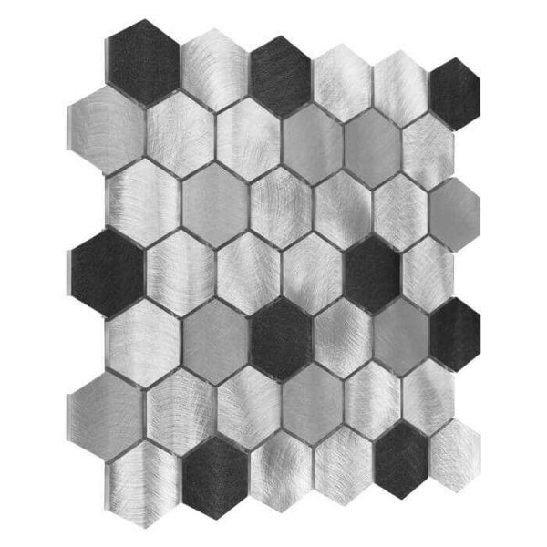 Mozaic Allumi Grey Hexagon Mix 48