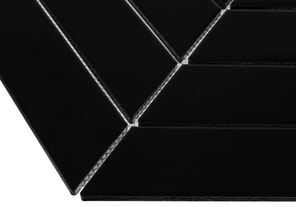 Mozaic Royal Chevron Black Matt